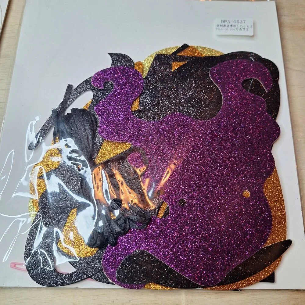 Halloween Baby Shower Theme Party Banner Banner Decoration Sparkle Glitter Ghost